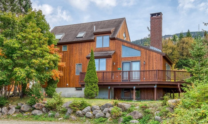 Rangeley Condo | Saddleback - Rock Pond Condo 11 - pet friendly, ski in/out!