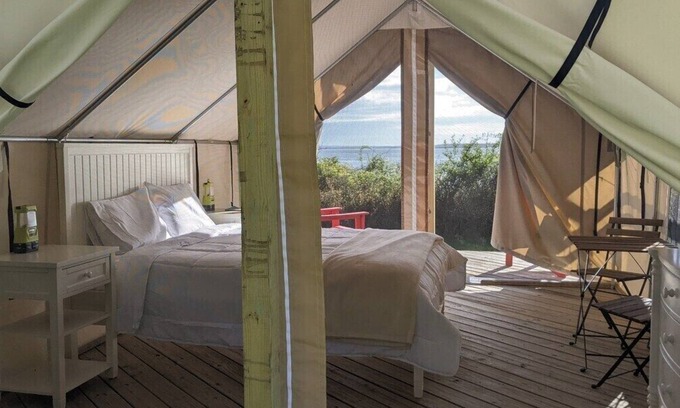 East Hampton RV Rental | Safari Tent Glamping,S9-CedarPt, East Hampton, NY