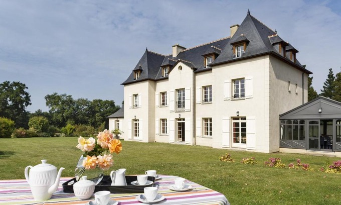 Le Rosais-La Flourie House | Saint Malo, Malouiniere Le Pré du Vau Garni