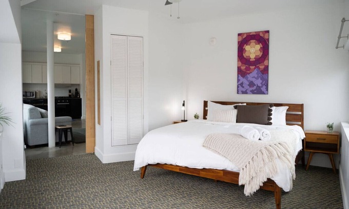 Downtown Anchorage Apartment | Salted Roots Basecamp: Downtown 2 Bedroom Loft