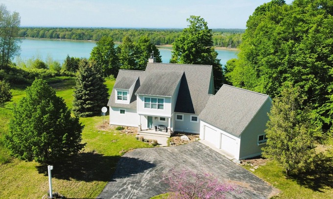 Lake Township House | Sandhill House - Large and Spectacular Lakefront Home with Water Toys!