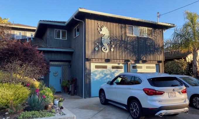 Eastside Santa Cruz House | Santa Cruz beach house with pool and hot tub, steps away from Twin Lakes beachn