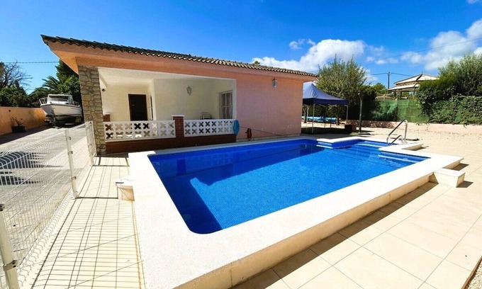 Les Tres Cales Villa | SAONA VILLAS (VN MARTY): Villa 6 persons, private protected pool, wifi