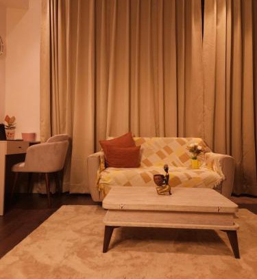 Gurugram Apartment | Scandinavian Haven 11 - Sunset Balcony & Kitchen
