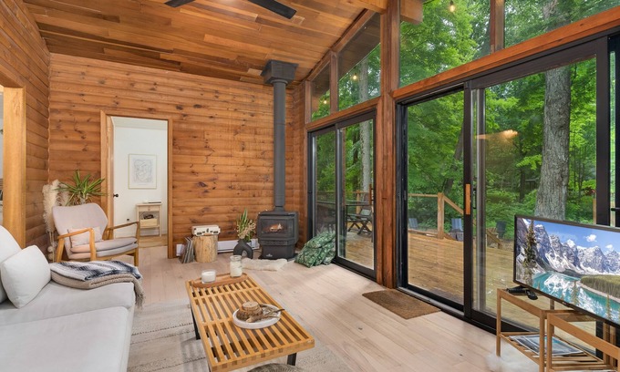 Washago Cabin | Scandinavian Riverfront Cabin Muskoka