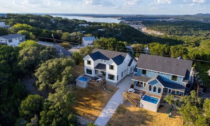 Canyon Lake House | Scenic Views | Heated Pool | 2 Homes | Sleeps 16!