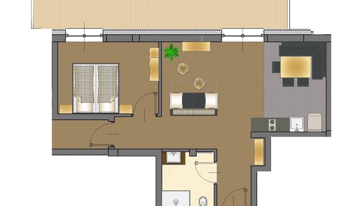 Collalbo Apartment | Schartneralm - Holiday apartment Lärche with forest & willow view