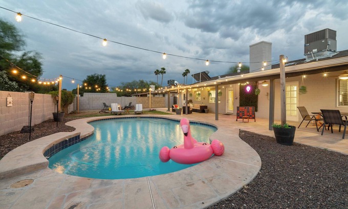 Tempe House | Scottsdale Getaway | Private Pool + Hot Tub