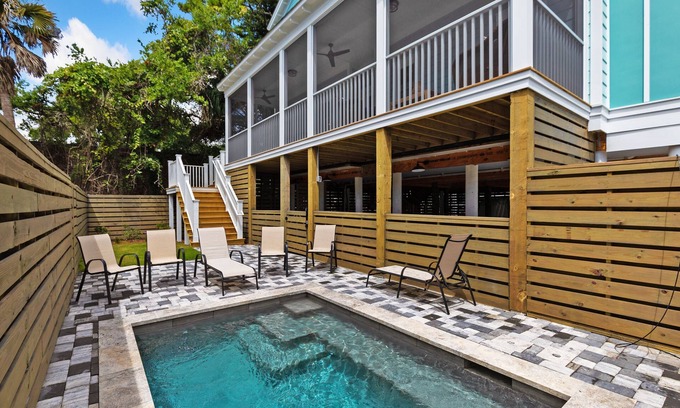 Folly Beach House | Sea Breeze Collection: Spacious 15BR Retreat Steps from Folly Beach!
