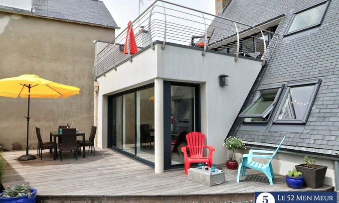 Guilvinec Apartment | Sea view, 40m from the beach and 300m from shops