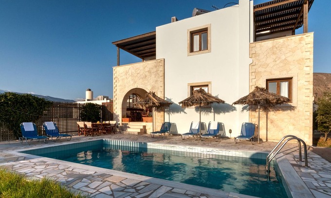 Makry Gialos House | Sea View Villa with PRVT Pool, Makrigialos, Crete