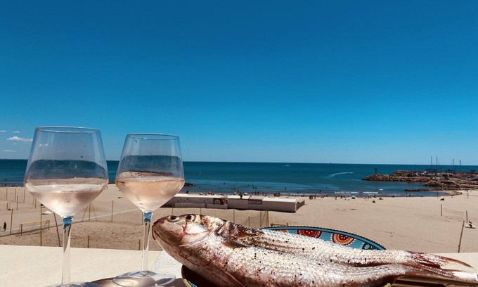 Palavas-les-Flots Apartment | SEA VIEW, walk-through apartment, air-conditioned