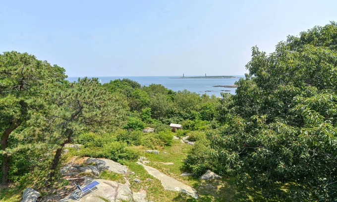 Rockport House | Seacroft: Classic Victorian home with views of the ocean and twin light houses.