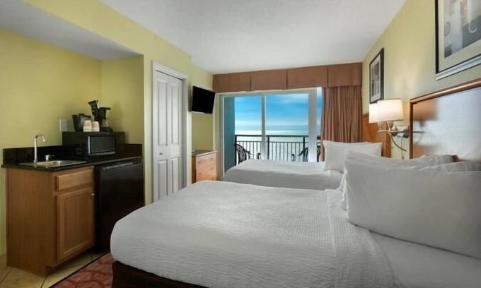 Downtown Myrtle Beach Apartment | Seaside Escape: Oceanfront Room on Myrtle Beach
