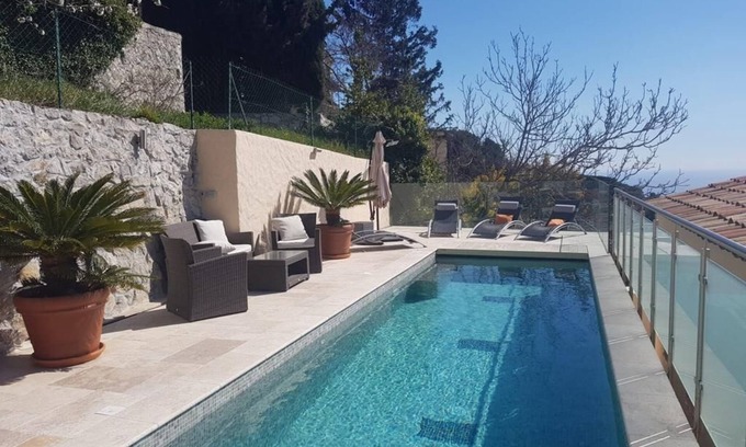 La Turbie Villa | Seasonal Rent. Luxurious, 3 floor Villa 5km from Monaco