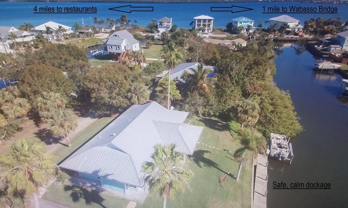 Sebastian House | Sebastian Fisherman/Family Delight*Deep Water Access*Boat Dock and Fishing