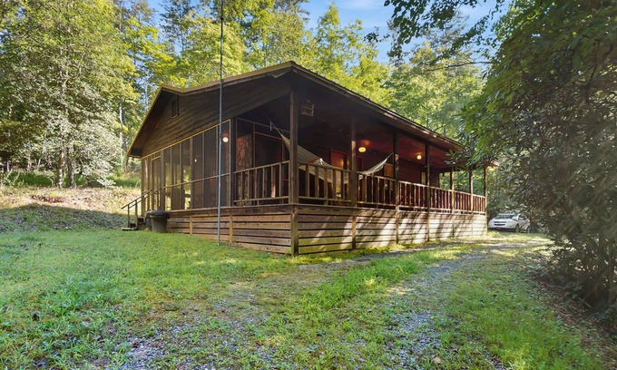 Mineral Bluff Cabin | Secluded dog-friendly cabin on 3 gorgeous acres with a creek & firepit
