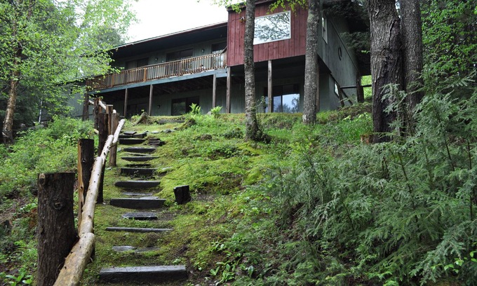 Lake Placid House | Secluded Waterfront Cottage Walking Distance To Downtown Lake Placid -