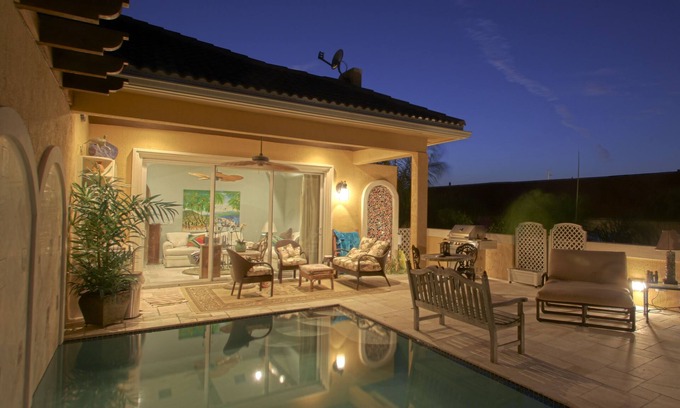 Delray Beach House | Second Floor Totally Pool with BBQand summer kitchen One block from the Avenue