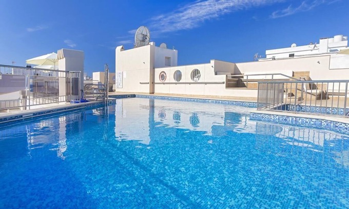 Santa Eulalia del Rio Hotel | SEDUQPL-SU/2 Bedrooms Suite Apartment/ ♚Roof Top Pool/City Heart♥ Close to the beach