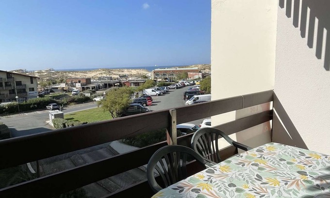 Le Penon Apartment | Seignosse Ocean, beautiful renovated apartment OCEAN VIEW 150m from the beach, ideal family