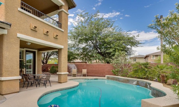 Spring Valley House | Serene Las Vegas Home with Heated Pool Near Strip!