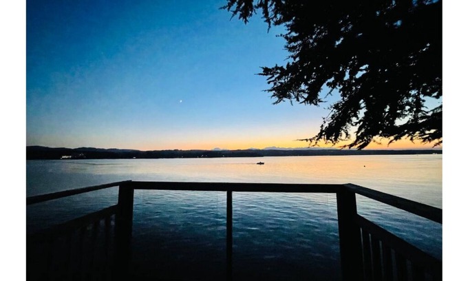 West Hills House | Serene Waterfront Retreat w/ Private Beach & Sauna