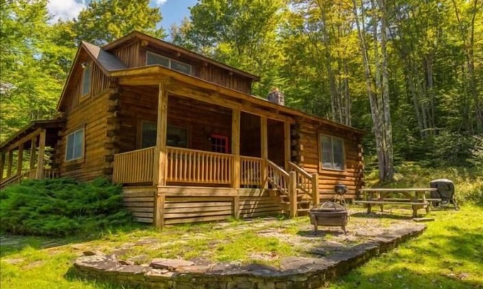 Davis House | SG18- Private, Log Home! Hot Tub! Dolly Sods Access! Pets ok!