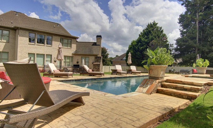 Lawrenceville House | Shaky Knees Weekend HQ: 7BR REZORT-Pool, Gym, Fire Pit, Game Room