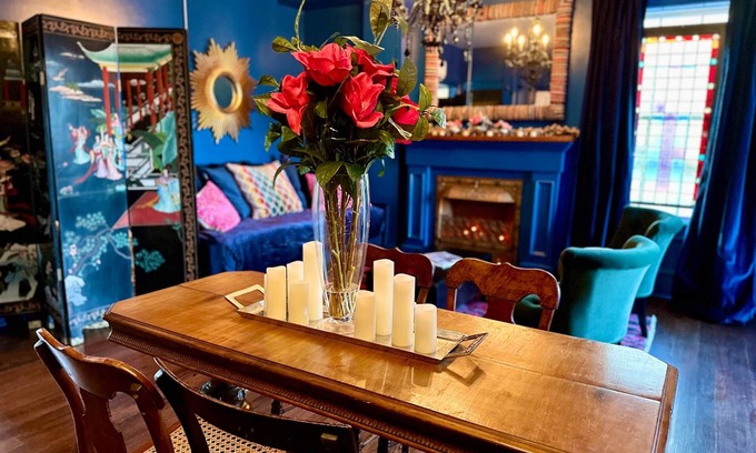 Mystic Apartment | "Shepherdess": Mystic Blue Salon With River View