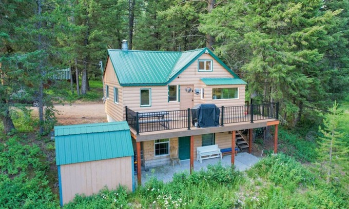 Island Park Cabin | Short Drive to West Yellowstone! Wooded Yard! Beautiful Views and Nearby Recreation!