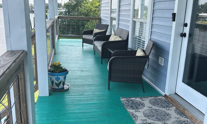 Chauvin House | Shrimp season and fishing time. Labor Day weekend is available