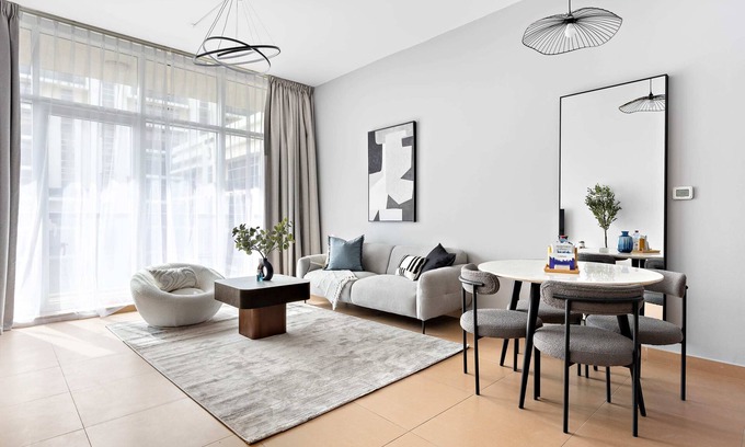 Khalifa City Apartment | Silkhaus Orchid Building | Next to Golf Course