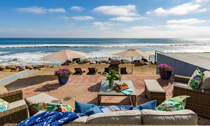 South Oceanside House | Single Family Oceanfront Home with Spa. P1643-0