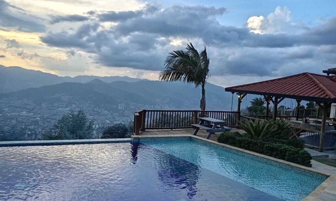 Envigado Villa | Six bedrooms immaculate luxurious Villa with pool and private cascade