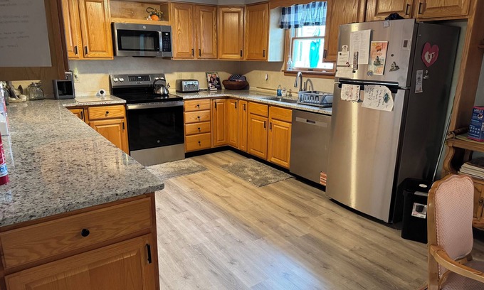 Union Dale House | Ski Elk Mountain, hike, walk or bike Rail to Trails, fish, or star gaze.