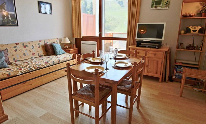 Chamrousse Apartment | Ski-In/Ski-Out 2BR + Cabin Apartment with South-Facing Terrace