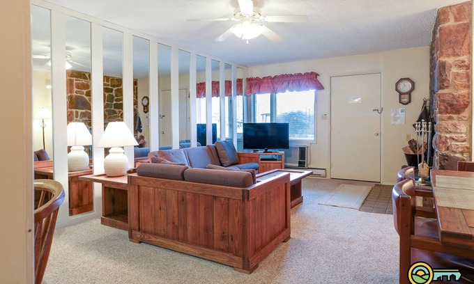 Mount Jackson Condo | Ski/MTB/Golf Condo (#105) - Slope side | Walk out to ski slopes & mountain bike park!