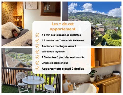 Saint-Gervais-les-Bains Apartment | Ski ou Thermes? Un appt cabine avec vue magnifique