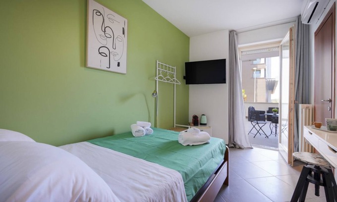 Municipio 5 Apartment | Sky Gate Green - Airport Terrace
