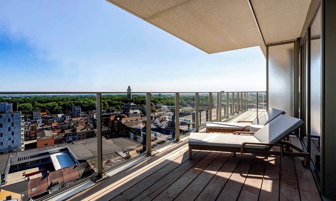 Ostend City Centre Apartment | Sky Tower II Modern SeaStay with Panoramic Views