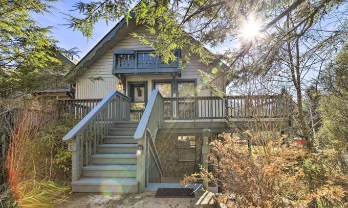 Sky Valley Condo | Sky Valley's Coziest Condo w/Views - Dog Friendly!