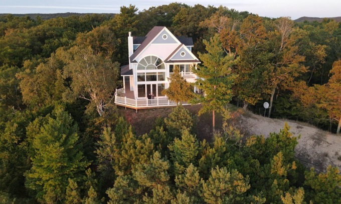 Empire House | Sleeping Bear Spectacular: Private Lake Michigan Lakefront on 30 Acres