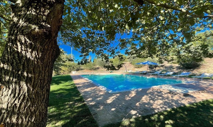 Loreto Villa | Sleeps 10. Exclusive pool + play area/children. Veranda by pool. Detached villa