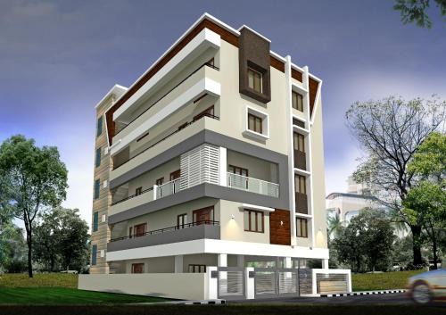 Tirupati Apartment | SLS Homestay - Luxury AC Service Apartments 1BHK, 2BHK, 3BHK - Direct Flyover to Alipiri Tirumala Gate - Walk to PS4 Pure Veg Restaurants, Supermarkets - Near to National Highway & Padmavathi Amma Temple - Modular Kitchen, Living room -Free Superfast Wifi