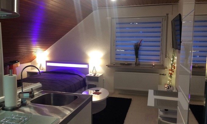 Homburg-Brol Apartment | Small vacation apartment/studio Shervin, modern, cozy and well equipped.