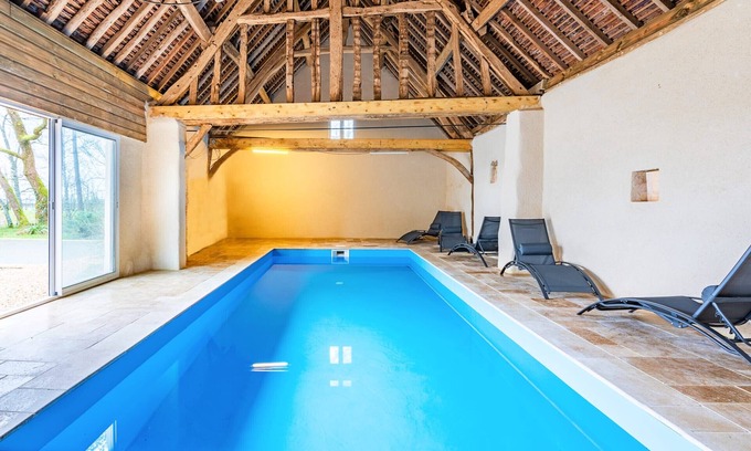 Longny les Villages Villa | So Villa Champs Corons (61) - Indoor swimming pool - Basketball - 2h Paris - 30p.