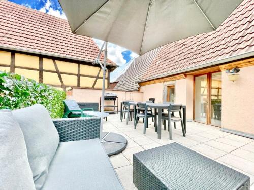 Soultz-Haut-Rhin Apartment | Soultz Centre - Wifi Fibre - Terrasse - Garage 2 places - Netflix