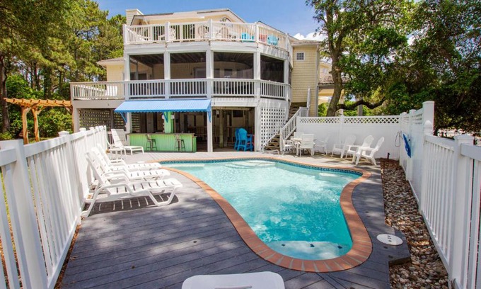 Monteray Shores House | SOUNDFRONT, Sound views, Private Pool, Hot Tub, MS12, Sounds Amazing
