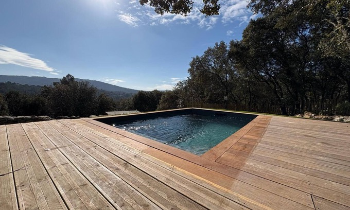 Bras Villa | South France, A/C independent villa, 6 guests, 3 suites, heated private pool